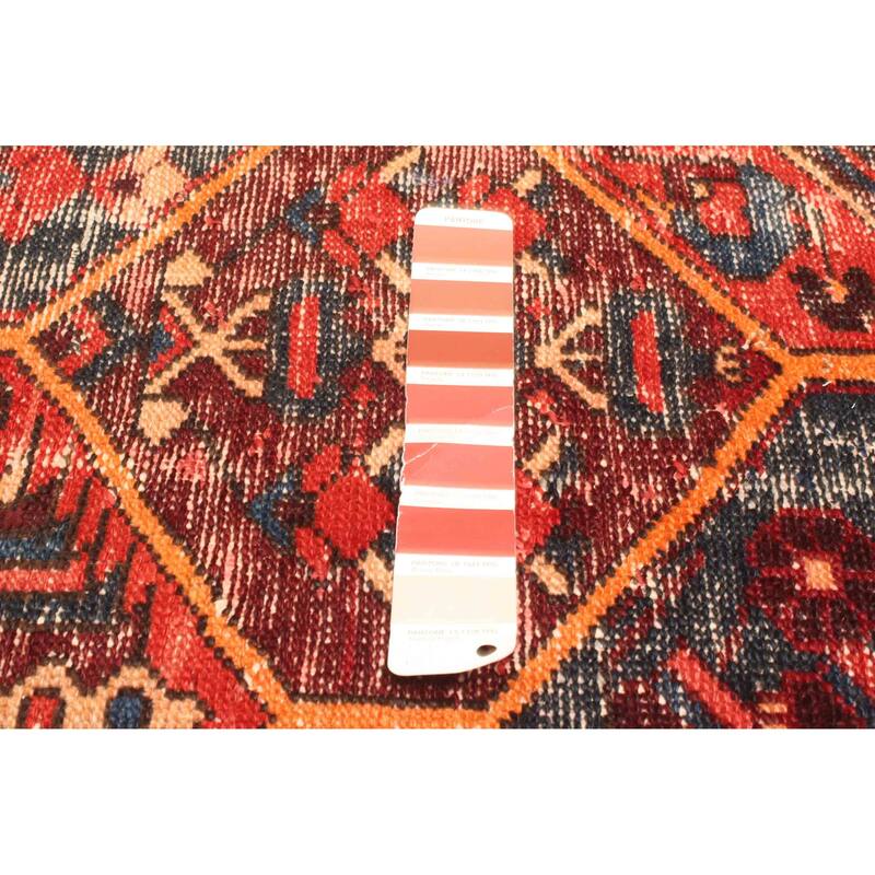 ECARPETGALLERY Hand-knotted Kayseri Vintage Red Wool Rug - 3'11 x 6'2