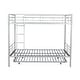 preview thumbnail 13 of 14, Multifunctional Full over Full Metal Bunk Bed With Trundle,Save Space or Split Into 2 Beds