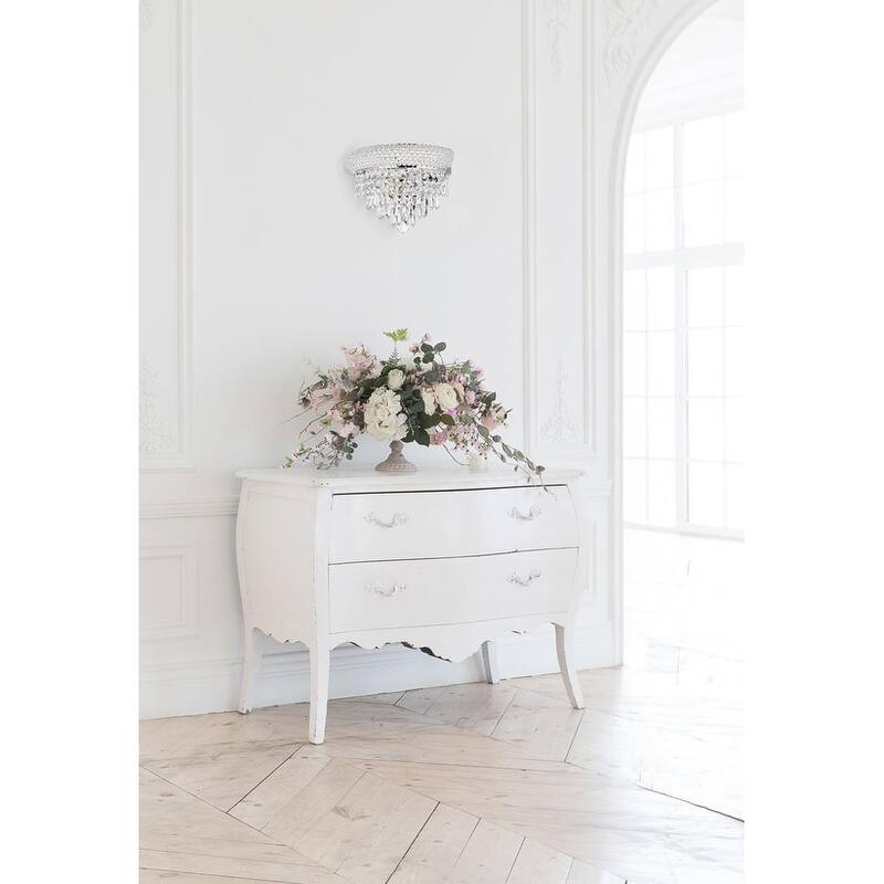 Fleur Illumination 2 light Chrome Wall Sconce