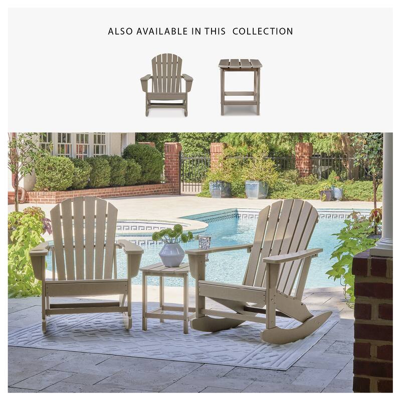 Signature Design by Ashley Sundown Treasure Outdoor Rocking Chair - 31.25" W x 35.25" D x 37.13" H