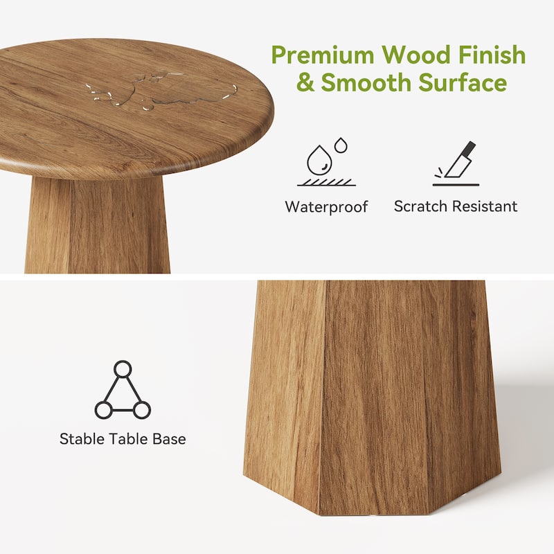 31" Round Pedestal Dining Table