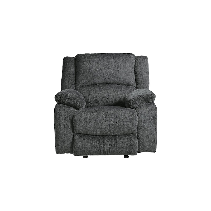 Draycoll Contemporary Rocker Recliner, Slate