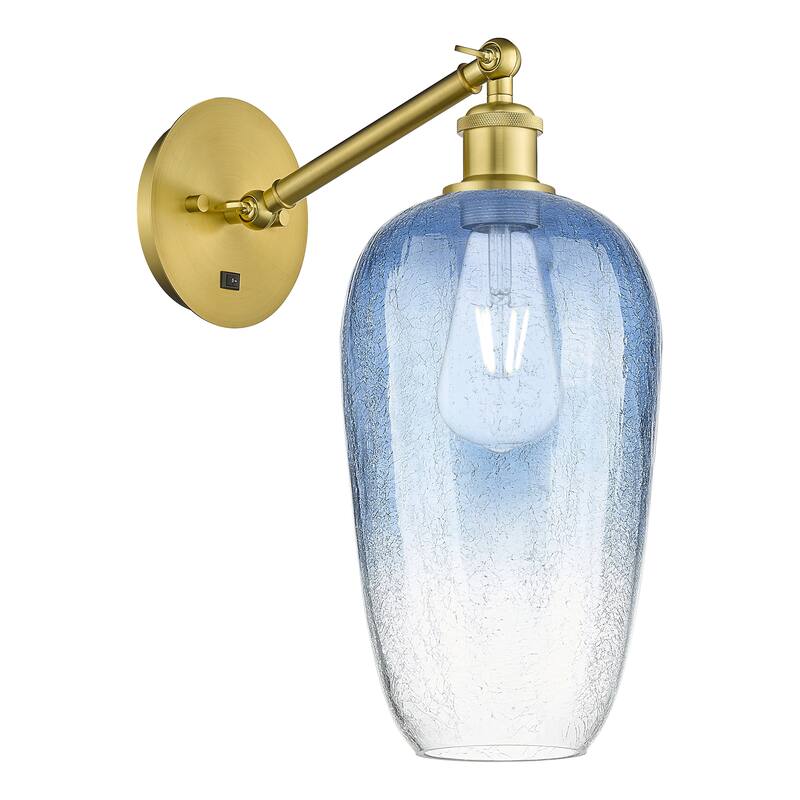 Innovations Lighting Endless Possibilities Ballston - Brookhaven Flute - 1 Light 7" Adjustable Sconce