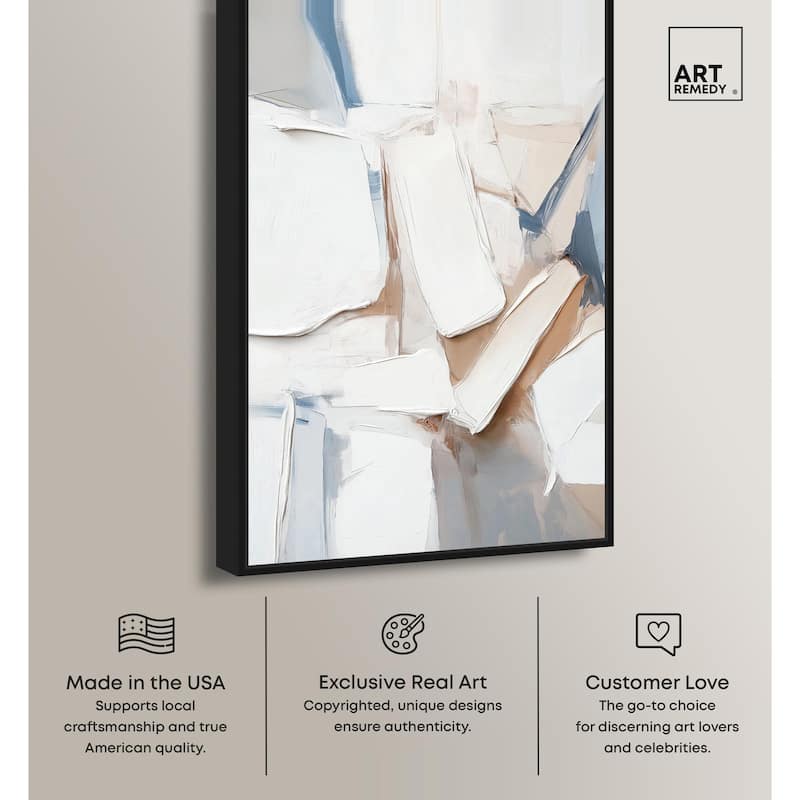 Bone and Beige II Canvas by Art Remedy