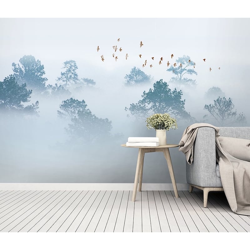 GK Wall Design Jungle Misty Forest Country Style Removable Wallpaper