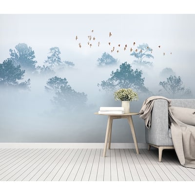 GK Wall Design Jungle Misty Forest Country Style Removable Wallpaper