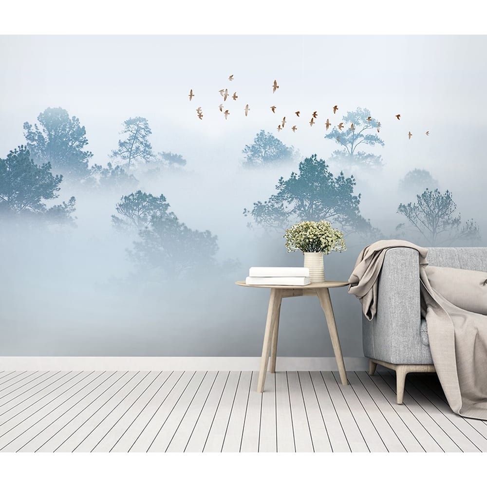 GK Wall Design Jungle Misty Forest Country Style Removable Wallpaper