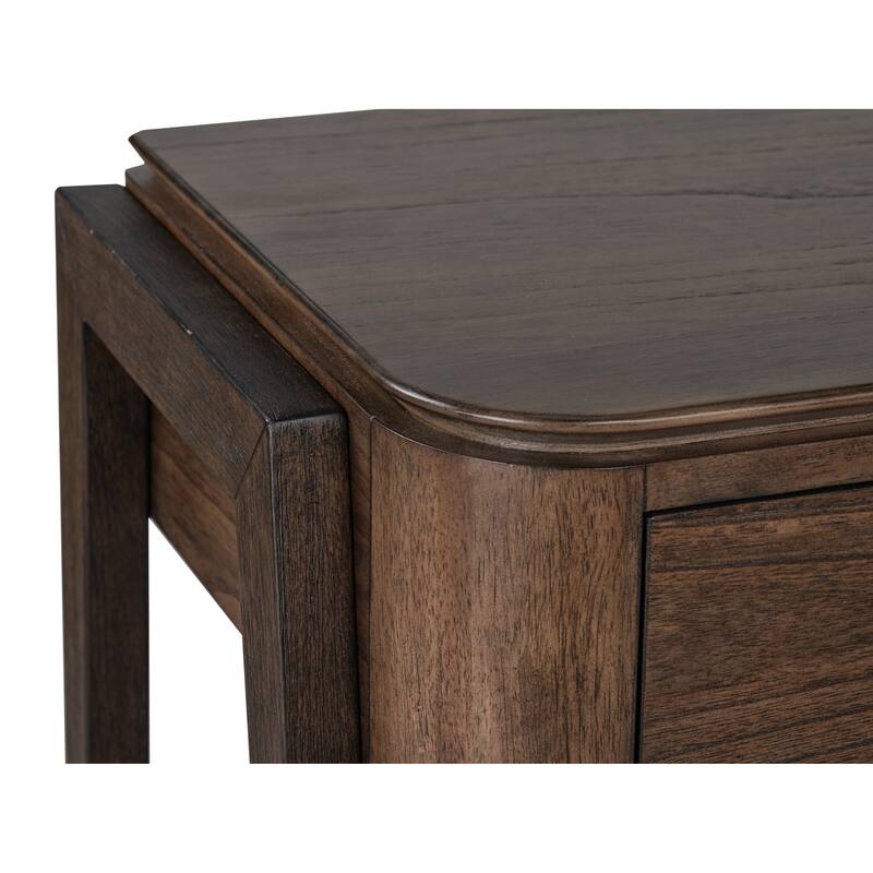 Magnussen Home Hallie Milk Chocolate and Dark Chocolate Rectangular Sofa Table - 54''W x 17''D x 28''H