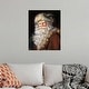 preview thumbnail 8 of 26, "Father Christmas" Traditional Santa Winter Holiday Poster Print