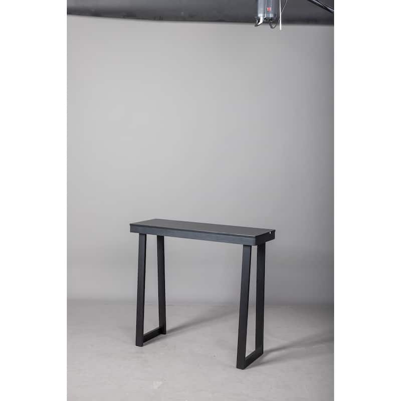 Narrow Solid Pine Wood Entryway Console Table for Small Space Living Room Furniture Decor