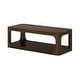 preview thumbnail 3 of 13, Forma Rectangular Coffee Table with Shelf - 54 inches - 54"