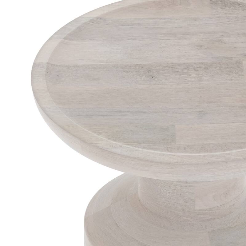 WYNDENHALL Norbury 16 inch Wide Solid Mango Boho Accent Table & Assembled