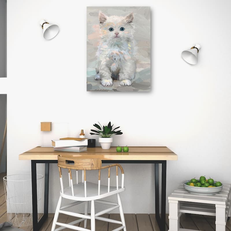 Pretty Kitty III By Studio Arts Canvas Art Print