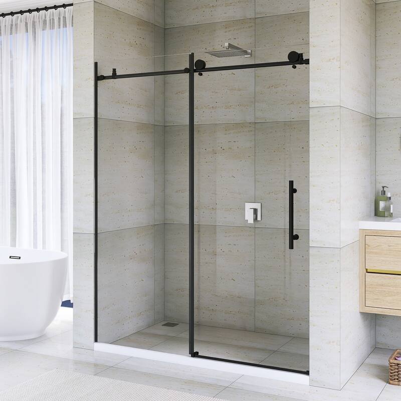 60" x 76" Sliding Frameless Shower Door - 60'' x 0.31'' x 76''