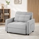 preview thumbnail 31 of 64, 3-in-1 Adjustable Sleeper Sofa Bed, Pull Out Chair Sofa, Convertible Folding Bed for Living Room