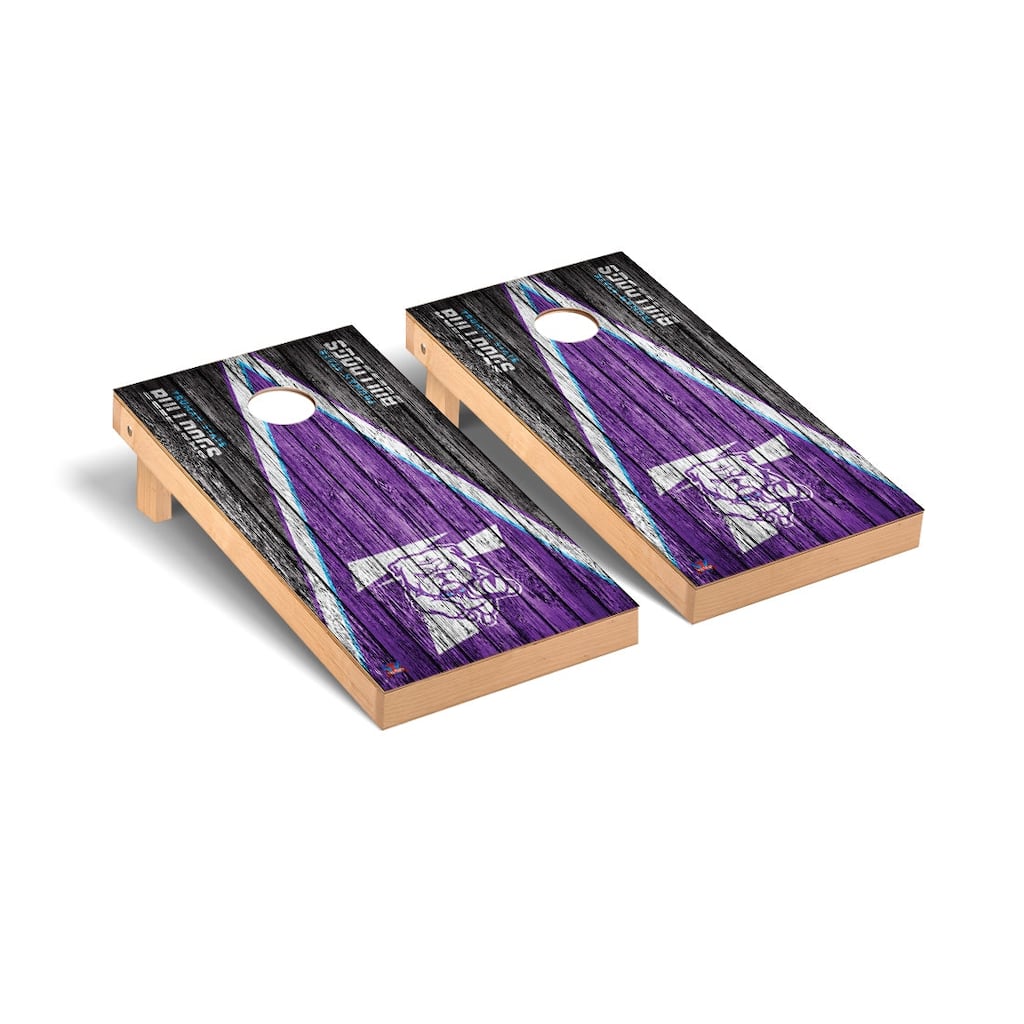 Truman State University TSU Bulldogs Weathered Cornhole Board Set