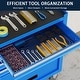 preview thumbnail 2 of 8, 4 Drawers Rolling Tool Chest Metal Tool Cart Storage Cabinet