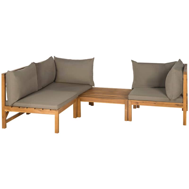 SAFAVIEH Outdoor Pietra Modular Sectional - 27W x 27D x 27H