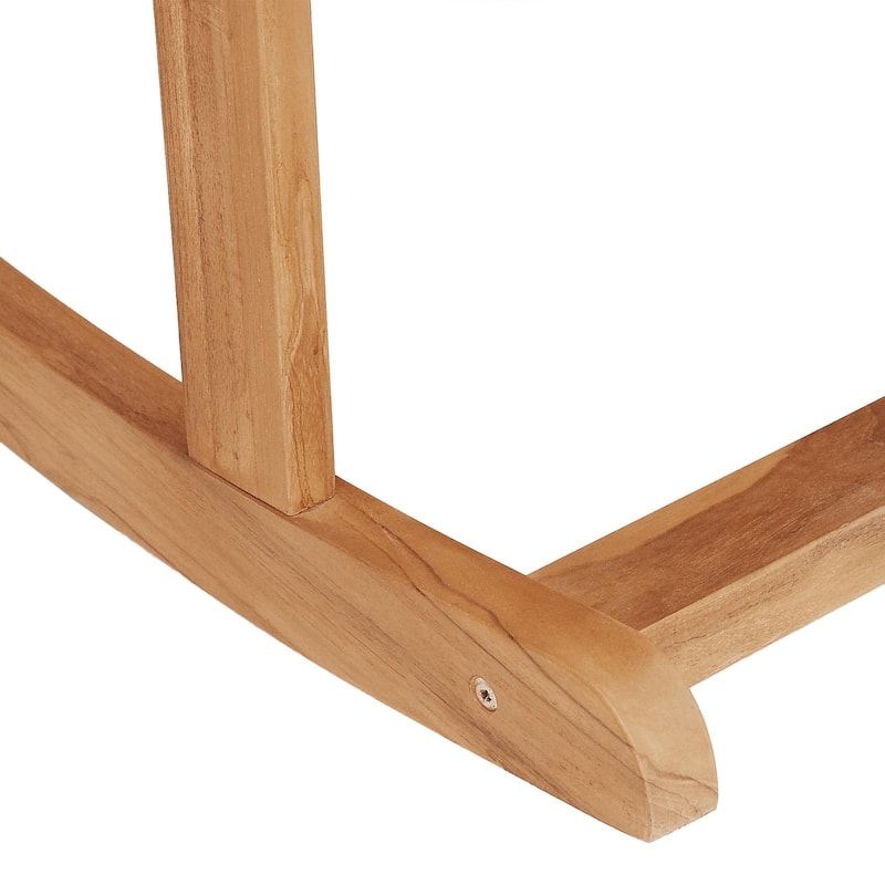 vidaXL Garden Adirondack Rocking Chairs 2 pcs Brown Teak - 30.3 x 30.7 x 37.4