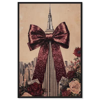 Sparkling Empire State Building Canvas by Art Remedy