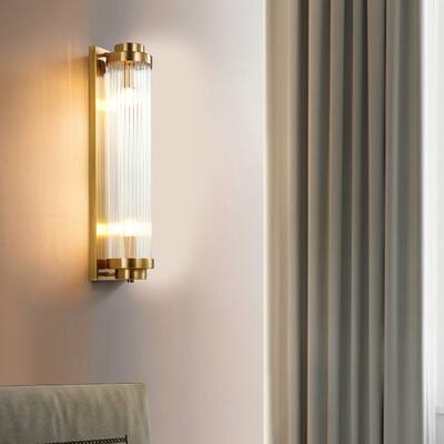 Modern Wall Sconce Vintage Glass Lampshade Wall Light - 4"