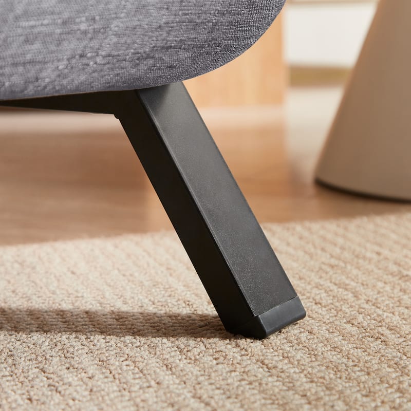 Linen 5-in-1 Folding Chair Bed with 5-Position Backrest, 450lb Capacity and Removable Pillow