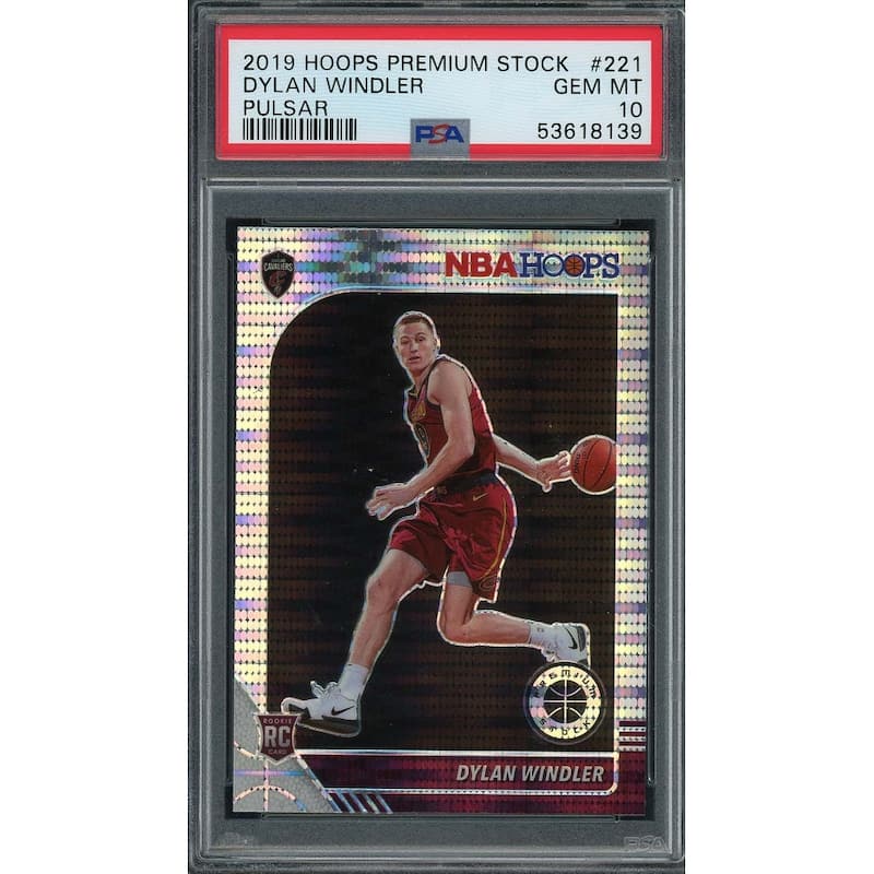 Dylan Windler 2019 Panini Hoops Premium Stock Pulsar Rookie Card #221 PSA 10 - 8'6" x 11'6"