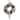 Skulls and Chains with Gray Roses Halloween Wreath  15-Inch  Unlit