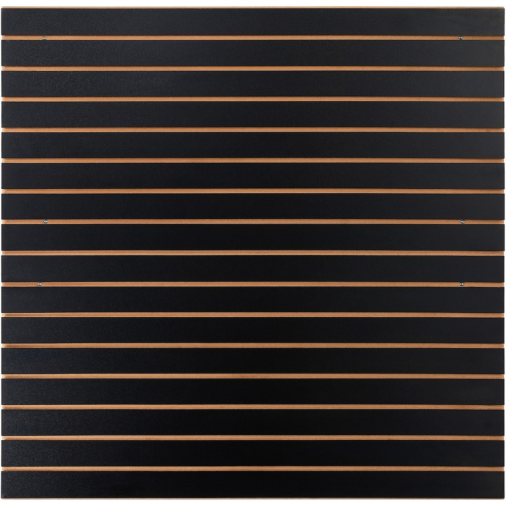 Slatwall Panels, Black Garage Wall Panels, Heavy Duty Garage Wall Organizer Panels Display for Retail Store, Garage Wall