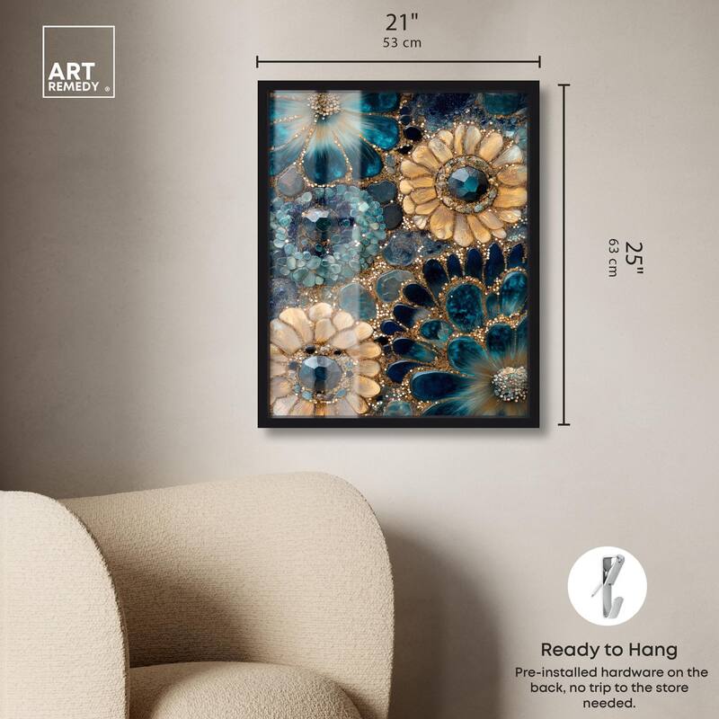 Opulent Geode III Shadowbox by Art Remedy