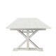 preview thumbnail 22 of 22, 7' x 40" Rectangular Antique Rustic Solid Pine Folding Dining Table