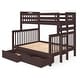 preview thumbnail 12 of 26, Taylor & Olive Trillium Twin over Full Bunk Bed, 2 Drawers