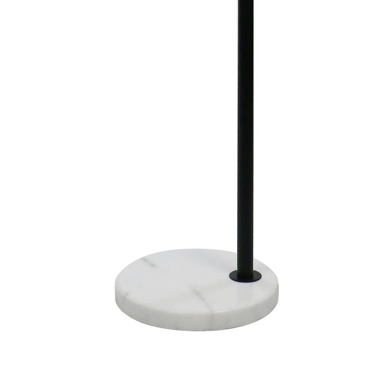 61.5" Contemporary Downbridge Floor Lamp & Decorator Shade