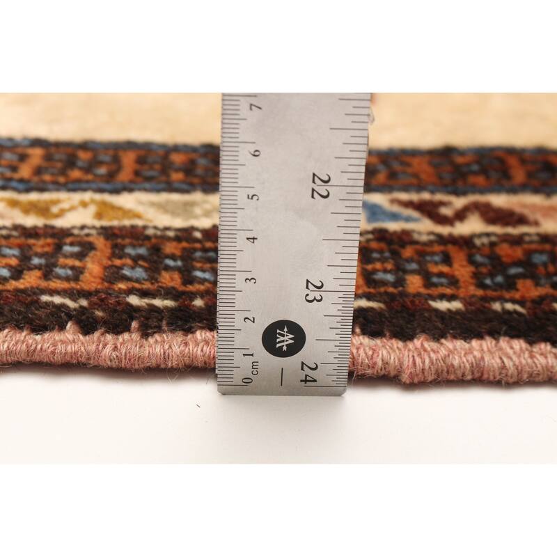 ECARPETGALLERY Hand-knotted Kayseri Vintage Cream Wool Rug - 2'8 x 8'9