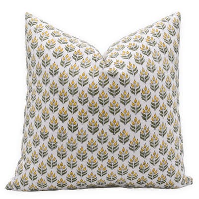 Fabdivine Cotton Square Block print pillow Cover