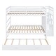 preview thumbnail 22 of 43, Full Over Full Bunk Bed with Twin Size Trundle and Staircase