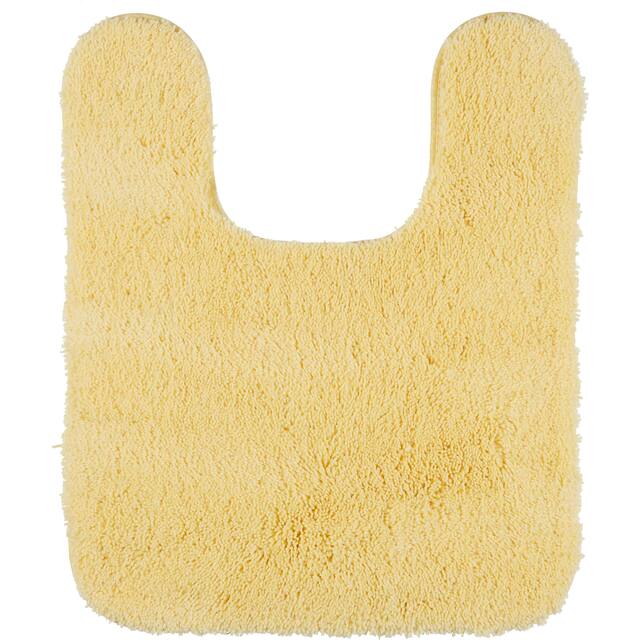 Mohawk Pure Perfection Solid Patterned Bath Rug - 1'8" x 2' Contour - Yellow