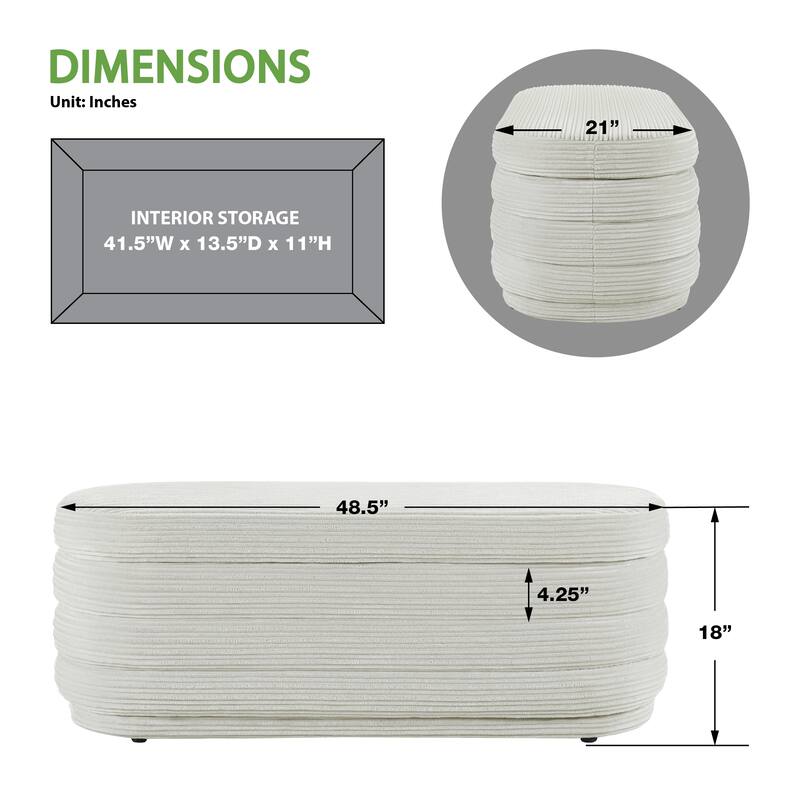 Clifford Storage Bench