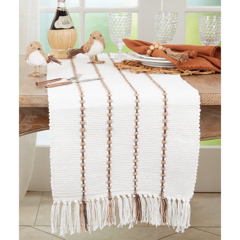 Striped Design Table Runner - 16"x72"