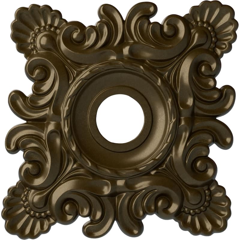 18"W x 18"H x 3 1/4"ID x 1 1/2"P Crawley Ceiling Medallion