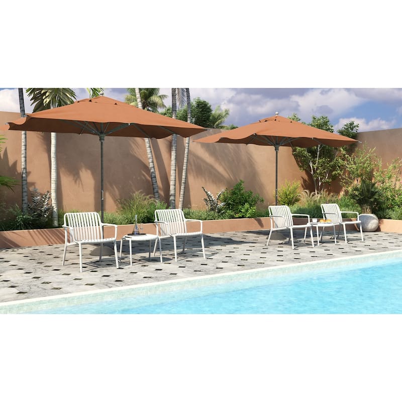 Fiji Stackable Lounge Chair for Indoors or Outdoors - Set of 2