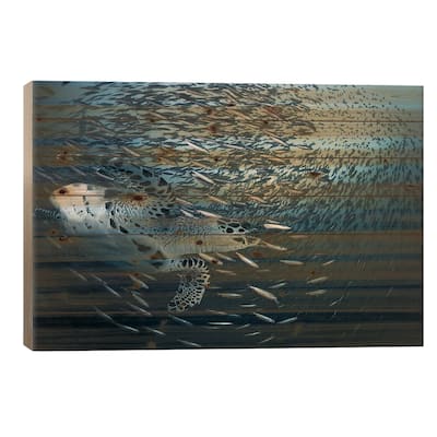 Bend Print On Wood by Andrey Narchuk - Multi-Color