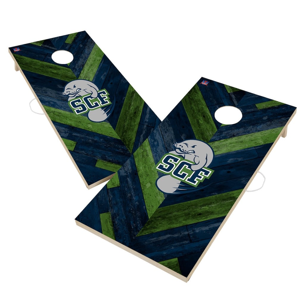 Florida SCF Manatees Cornhole Board Set