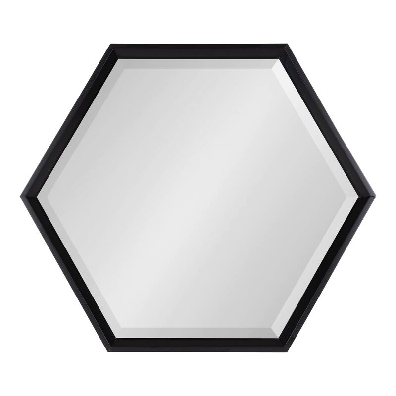 Kate and Laurel Calter Hexagon Framed Wall Mirror