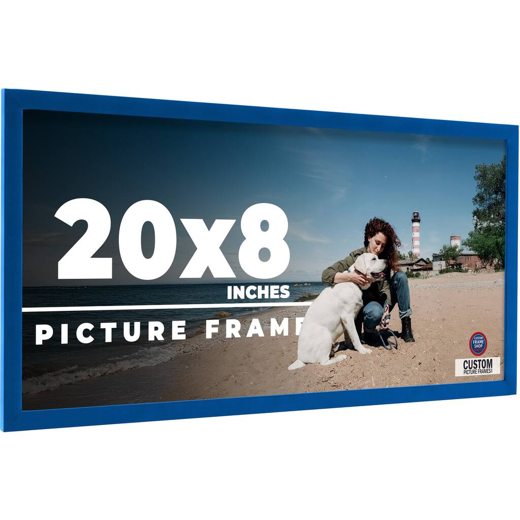 20x8 Frame Gold Solid Wood Picture Frame Width 3 Inches | Interior ...