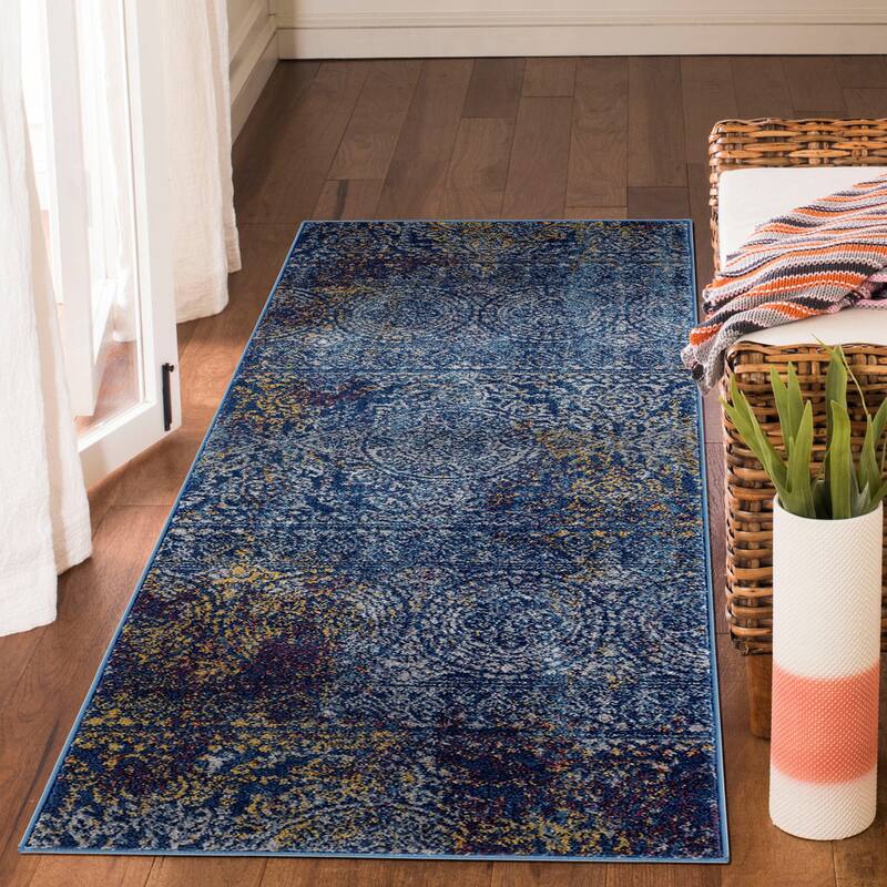 Manhattan Burke Tribal Multi-Colored Runner Rug