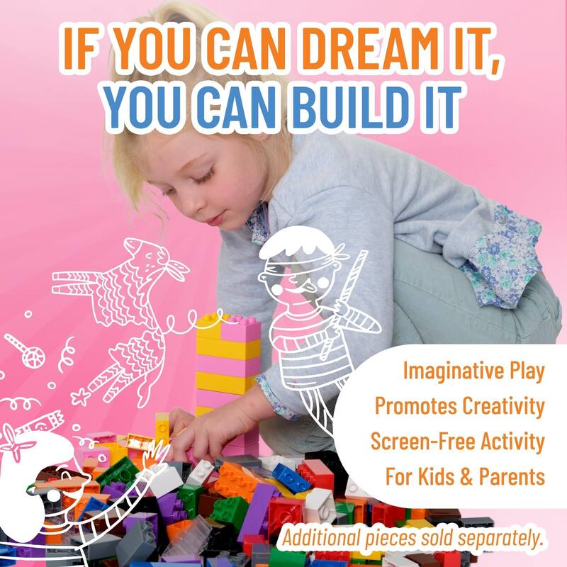 Strictly Briks Classic Bricks Kit, Gray, 96 Pieces, Compatible with Major Brick Brands