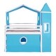 preview thumbnail 25 of 24, Full Bunk Bed with Slide, Tent & Tower - Fun & Safe for Kids