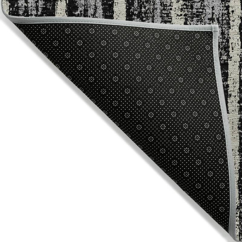 HomeRoots Striped Transitional Rectangle Outdoor Rug