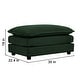 preview thumbnail 17 of 162, Cloud Chenille Upholstered Modular Sectional Sofa with DIY Combination Design Green Ottoman